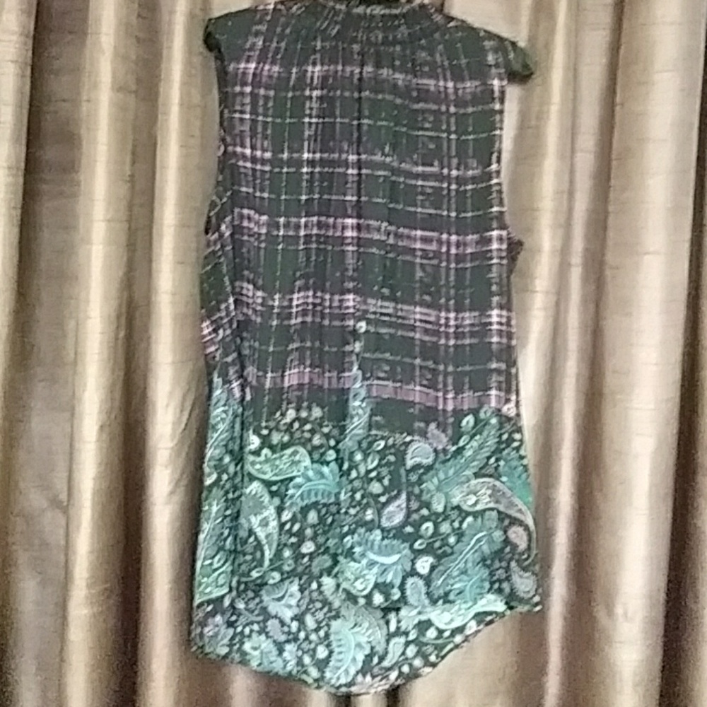 Nordstrom Rack Black and Patterned Dressy Shirt